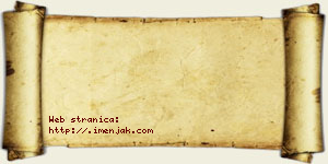 Danijela Štrbac vizit kartica